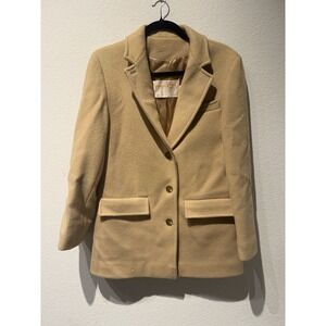 Pendleton Vintage Wool Coat Camel Made in USA‎ Classic Size 10